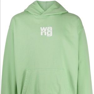 Alexander Wang Green Puff Print Hoodie